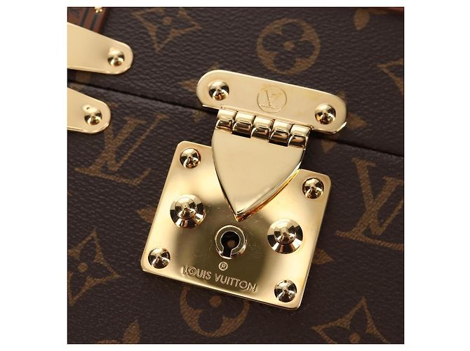 LOUIS VUITTON Borsa a Spalla Monogram Camera box M10079 LV Auth 152697SM Monogramma - vista 21
