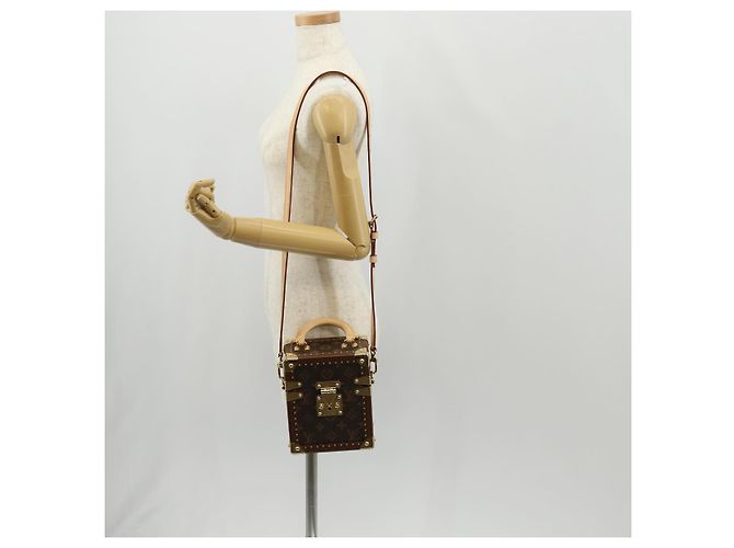 LOUIS VUITTON Borsa a Spalla Monogram Camera box M10079 LV Auth 152697SM Monogramma - vista 33