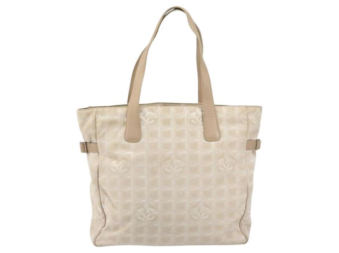 CHANEL Nuova Borsa Tote da Viaggio in Nylon Rosa CC Auth bs31675 - vista 13