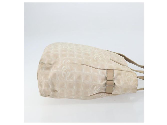 CHANEL Nuova Borsa Tote da Viaggio in Nylon Rosa CC Auth bs31675 - vista 3