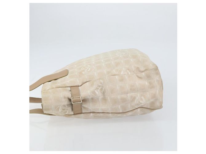 CHANEL Nuova Borsa Tote da Viaggio in Nylon Rosa CC Auth bs31675 - vista 4