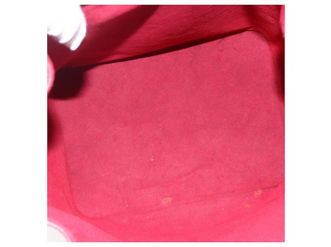 Noe LOUIS VUITTON Borsa a Spalla Petit Noé Epi Rossa M44107 LV Auth BA6525 Rosso - vista 11