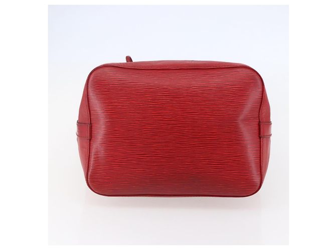 Noe LOUIS VUITTON Borsa a Spalla Petit Noé Epi Rossa M44107 LV Auth BA6525 Rosso - vista 5