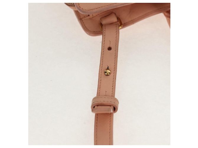 SAINT LAURENT Petit Kabas Borsa a Mano in Pelle 2in1 Rosa Oro Auth bs31628 D'oro - vista 15