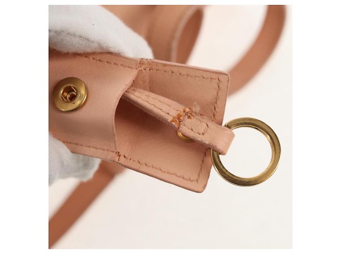 SAINT LAURENT Petit Kabas Borsa a Mano in Pelle 2in1 Rosa Oro Auth bs31628 D'oro - vista 26