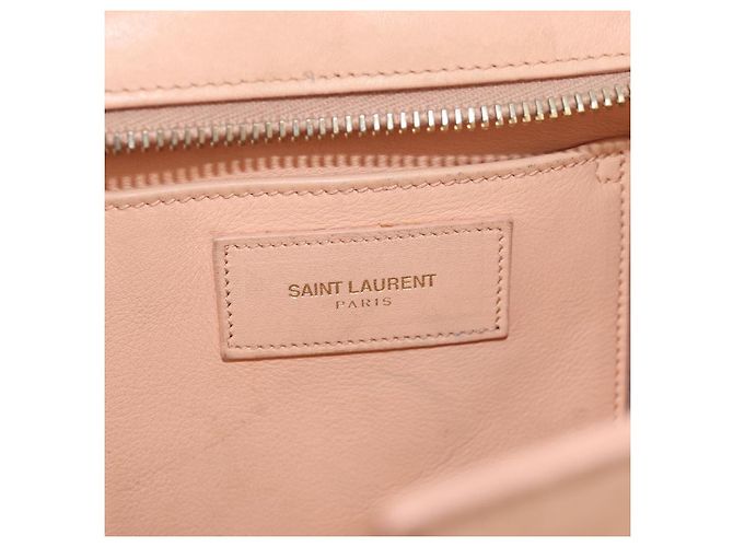 SAINT LAURENT Petit Kabas Borsa a Mano in Pelle 2in1 Rosa Oro Auth bs31628 D'oro - vista 31