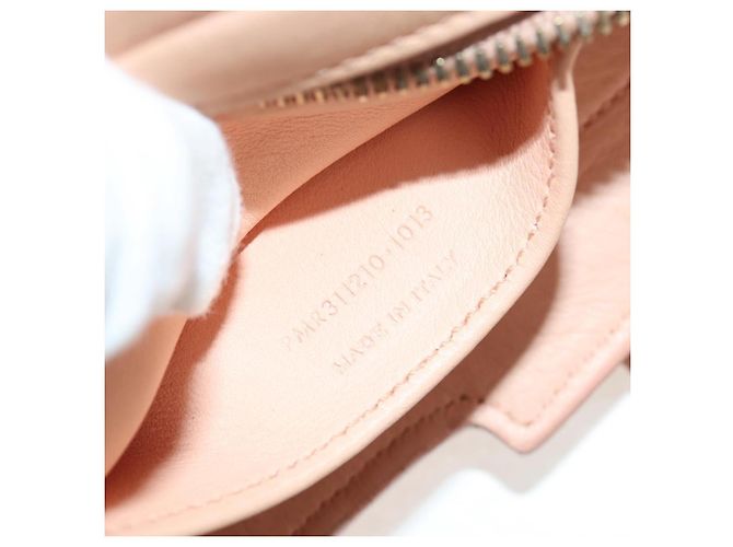 SAINT LAURENT Petit Kabas Borsa a Mano in Pelle 2in1 Rosa Oro Auth bs31628 D'oro - vista 38