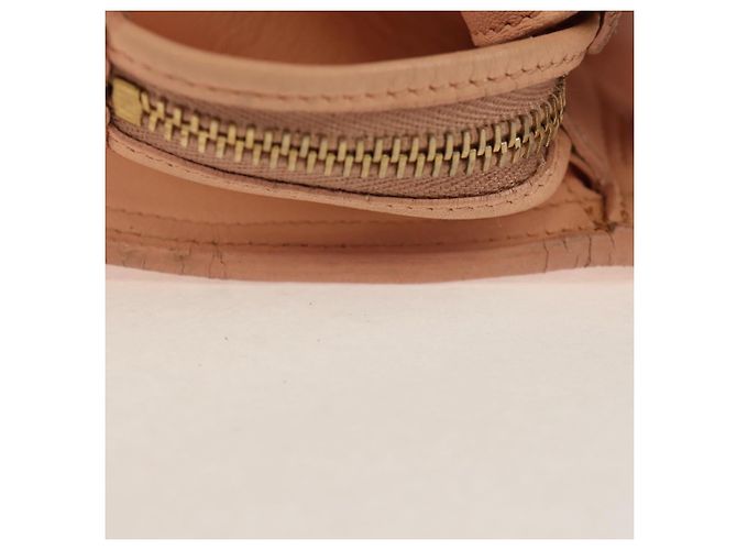 SAINT LAURENT Petit Kabas Borsa a Mano in Pelle 2in1 Rosa Oro Auth bs31628 D'oro - vista 7