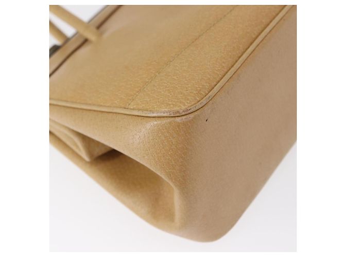 GUCCI Handtasche aus Leder Beige Silber Authentisch ep12377 - vue 12