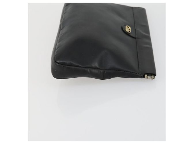 Céline Borsa a mano CELINE C Sulky in pelle 2 pezzi marrone nero Auth 151808 - vista 12