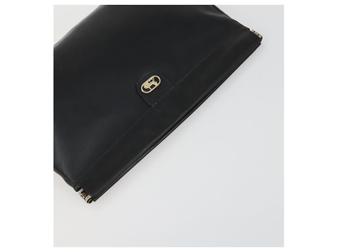 Céline Borsa a mano CELINE C Sulky in pelle 2 pezzi marrone nero Auth 151808 - vista 13