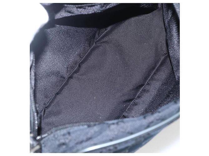 Sac à bandoulière GG Canvas Gucci Noir Argent 019 0375 Auth ka825 Argenté - vue 19