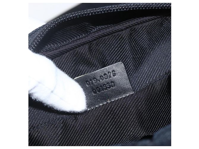 Sac à bandoulière GG Canvas Gucci Noir Argent 019 0375 Auth ka825 Argenté - vue 24