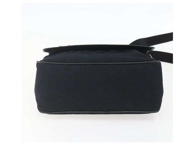 Sac à bandoulière GG Canvas Gucci Noir Argent 019 0375 Auth ka825 Argenté - vue 9
