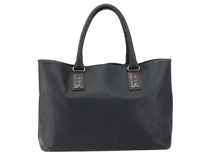 Borsa Tote in pelle nera e oro Auth ep12337 di BOTTEGA VENETA Nero D'oro - vista 13