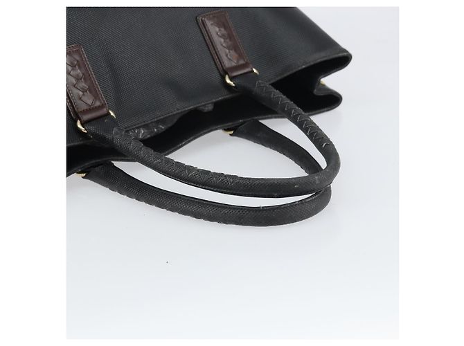 Borsa Tote in pelle nera e oro Auth ep12337 di BOTTEGA VENETA Nero D'oro - vista 7