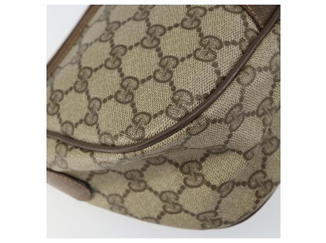 Borsa Sherry Line GG Supreme Web di GUCCI in PVC beige e oro 89 02 032 Auth BA8907 D'oro - vista 11