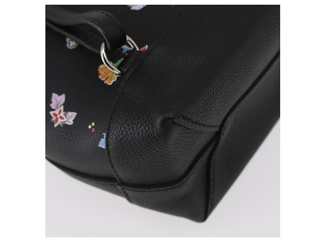 LOUIS VUITTON Rucksack Rock Me aus schwarzem Leder mit Blumenmuster M54848 Auth ka827M Mehrfarben - Ansicht 18