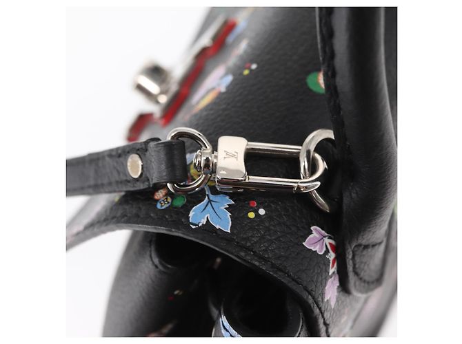 LOUIS VUITTON Rucksack Rock Me aus schwarzem Leder mit Blumenmuster M54848 Auth ka827M Mehrfarben - Ansicht 20