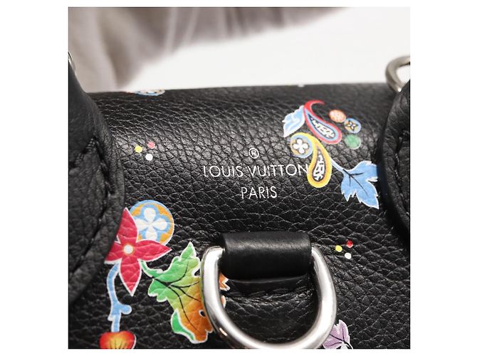 LOUIS VUITTON Rucksack Rock Me aus schwarzem Leder mit Blumenmuster M54848 Auth ka827M Mehrfarben - Ansicht 21