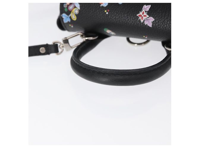 LOUIS VUITTON Rucksack Rock Me aus schwarzem Leder mit Blumenmuster M54848 Auth ka827M Mehrfarben - Ansicht 7
