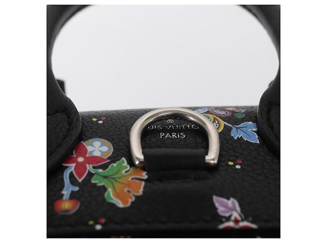 LOUIS VUITTON Rucksack Rock Me aus schwarzem Leder mit Blumenmuster M54848 Auth ka827M Mehrfarben - Ansicht 8