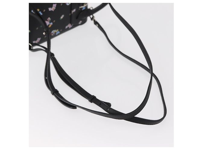 LOUIS VUITTON Rucksack Rock Me aus schwarzem Leder mit Blumenmuster M54848 Auth ka827M Mehrfarben - Ansicht 9