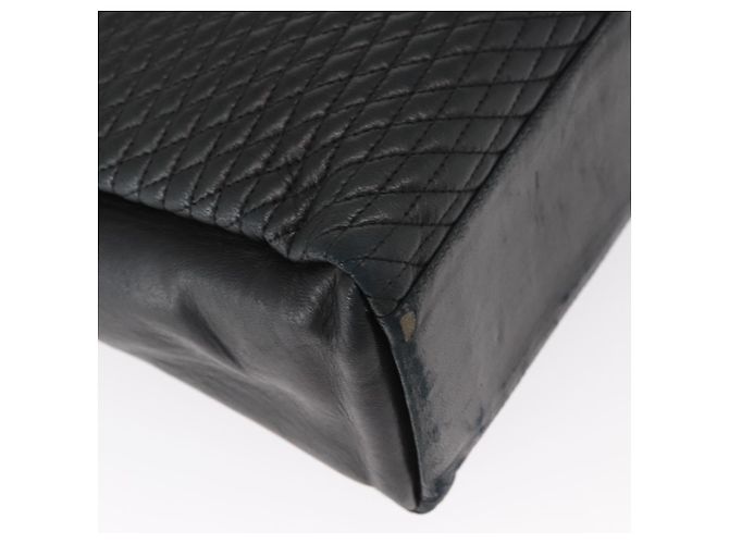 BALLY Borsa Tote in Pelle Nera Oro Auth BA8978 Nero D'oro - vista 12