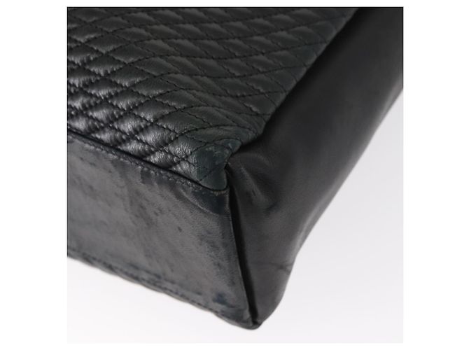 BALLY Borsa Tote in Pelle Nera Oro Auth BA8978 Nero D'oro - vista 13