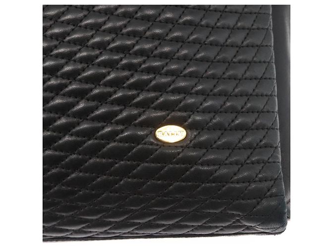 BALLY Borsa Tote in Pelle Nera Oro Auth BA8978 Nero D'oro - vista 14
