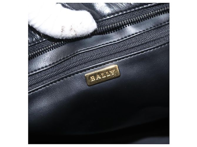 BALLY Borsa Tote in Pelle Nera Oro Auth BA8978 Nero D'oro - vista 16