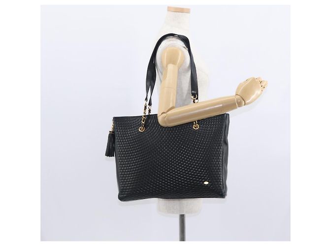 BALLY Borsa Tote in Pelle Nera Oro Auth BA8978 Nero D'oro - vista 23