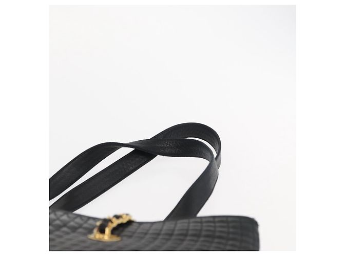 BALLY Borsa Tote in Pelle Nera Oro Auth BA8978 Nero D'oro - vista 8