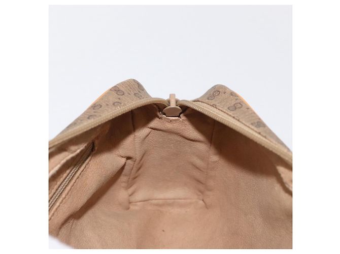 Gucci Borsa a Spalla Micro GG Supreme PVC Beige Oro 007 1112 63 Auth BA8906 D'oro - vista 18