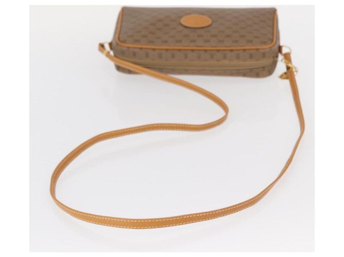 Gucci Borsa a Spalla Micro GG Supreme PVC Beige Oro 007 1112 63 Auth BA8906 D'oro - vista 7