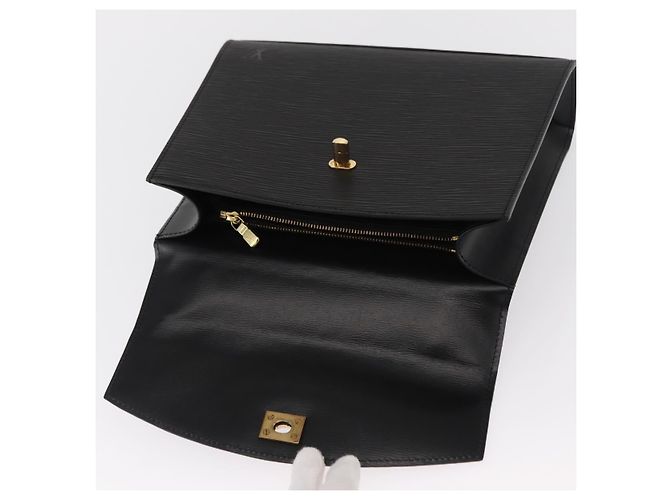 LOUIS VUITTON Borsa a Mano Epi Malesherbes Nera M52372 LV Auth 156528 Nero - vista 18