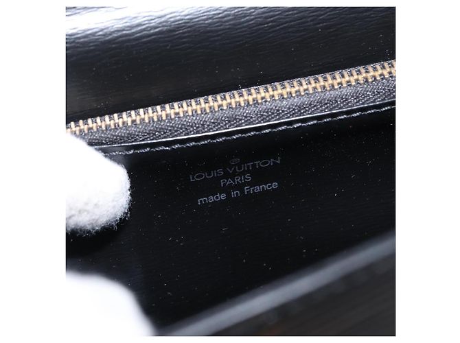 LOUIS VUITTON Borsa a Mano Epi Malesherbes Nera M52372 LV Auth 156528 Nero - vista 19