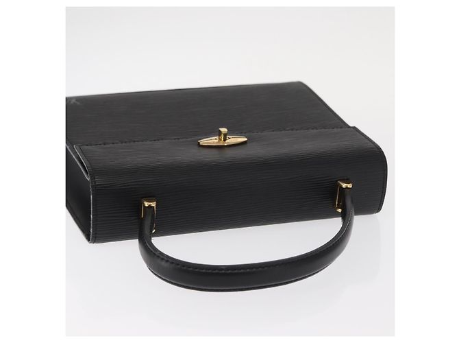 LOUIS VUITTON Borsa a Mano Epi Malesherbes Nera M52372 LV Auth 156528 Nero - vista 6
