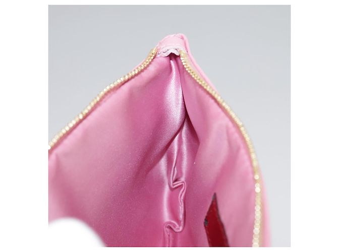 Pochette in pelle rosa Valentino Auth bs21474 - vista 18
