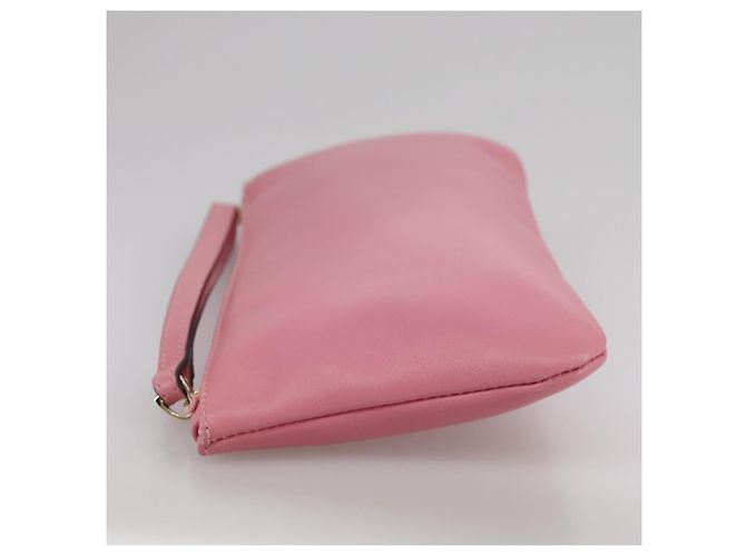 Pochette in pelle rosa Valentino Auth bs21474 - vista 4