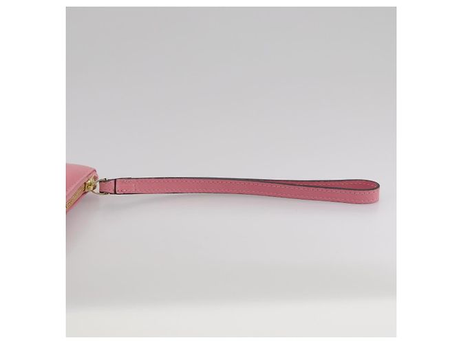 Pochette in pelle rosa Valentino Auth bs21474 - vista 7