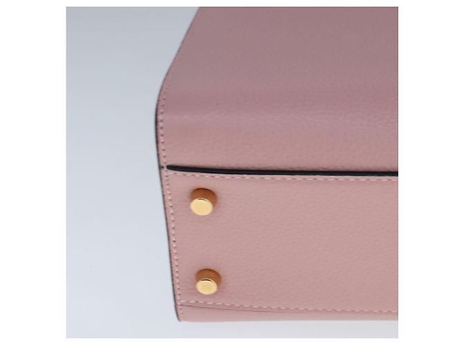 Borsa a mano VERSACE in pelle 2 in 1 rosa Auth 108430 - vista 10
