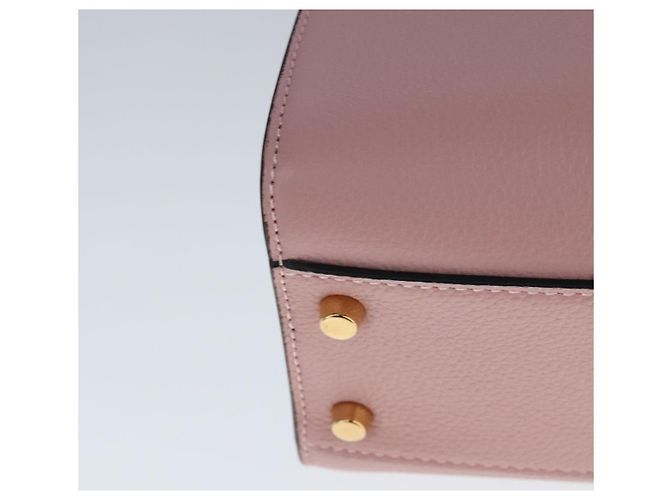 Borsa a mano VERSACE in pelle 2 in 1 rosa Auth 108430 - vista 12