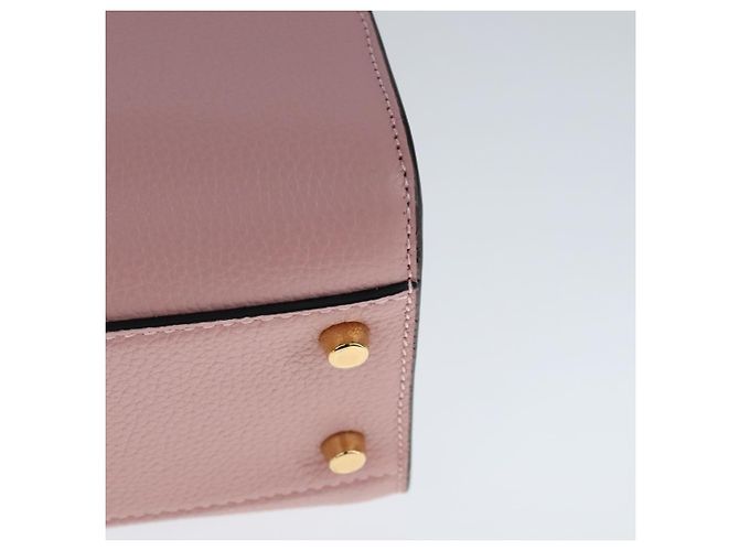 Borsa a mano VERSACE in pelle 2 in 1 rosa Auth 108430 - vista 13
