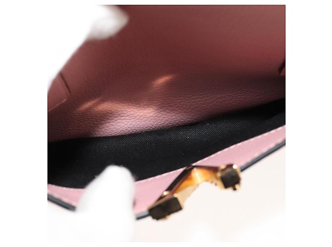 Borsa a mano VERSACE in pelle 2 in 1 rosa Auth 108430 - vista 21