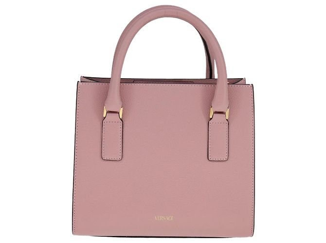 Borsa a mano VERSACE in pelle 2 in 1 rosa Auth 108430 - vista 3