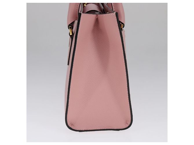 Borsa a mano VERSACE in pelle 2 in 1 rosa Auth 108430 - vista 4