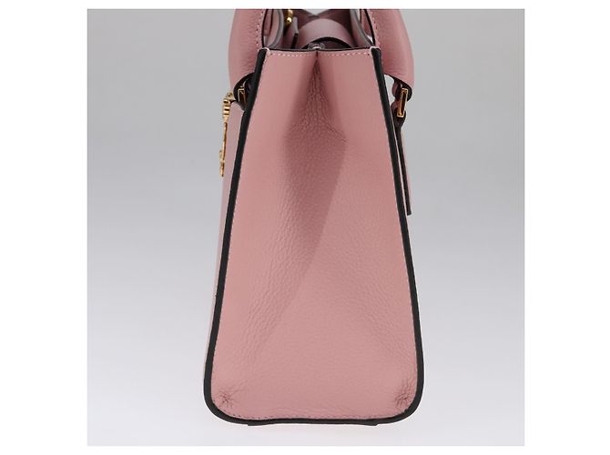 Borsa a mano VERSACE in pelle 2 in 1 rosa Auth 108430 - vista 5