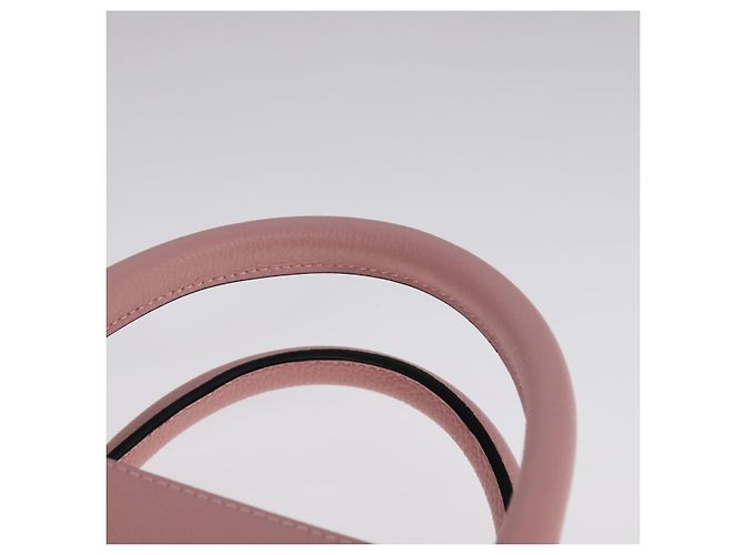 Borsa a mano VERSACE in pelle 2 in 1 rosa Auth 108430 - vista 8
