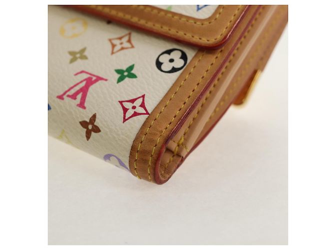 LOUIS VUITTON Multicolor Geldbörse Scheine Kreditkarten M92983 Auth 154954V Weiß - Ansicht 14